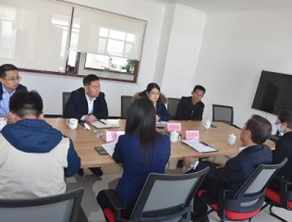 服务上门-区贸促会到公司实地考察